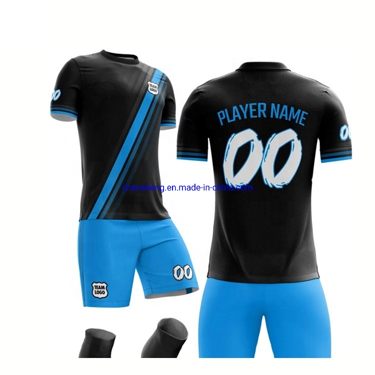 100% Polyester Material Soccer Team Sports Wear Football Jersey