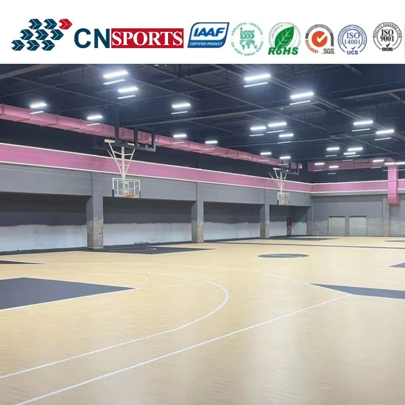 Athletic Court PU Sports Flooring for Basketball Court