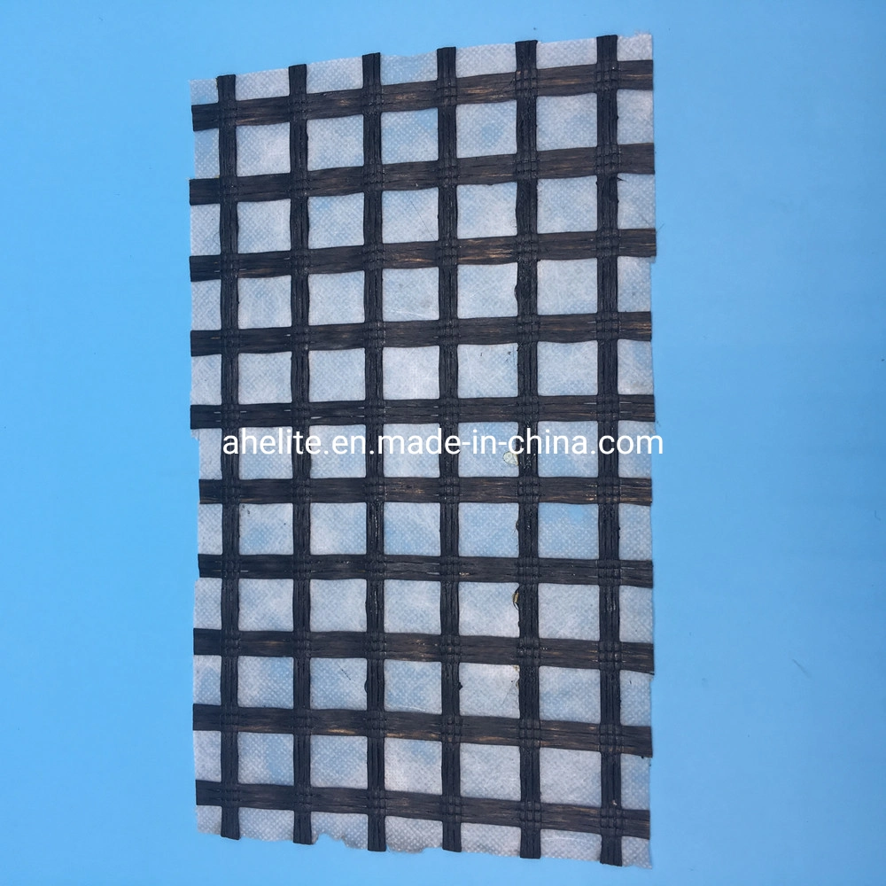 Warp-Knitting Warp Knitting Self Adhesive Fiberglass Glassfiber Geogrids Biaxial/Uniaxial