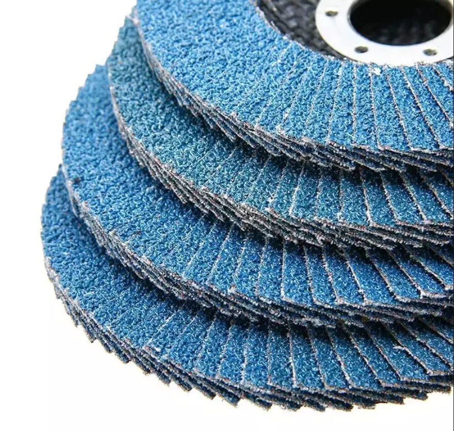 Wholesale/Supplier Best Price Flap Discs Gr40 115X22mm Zirconia Alumina Blue Flap Discs