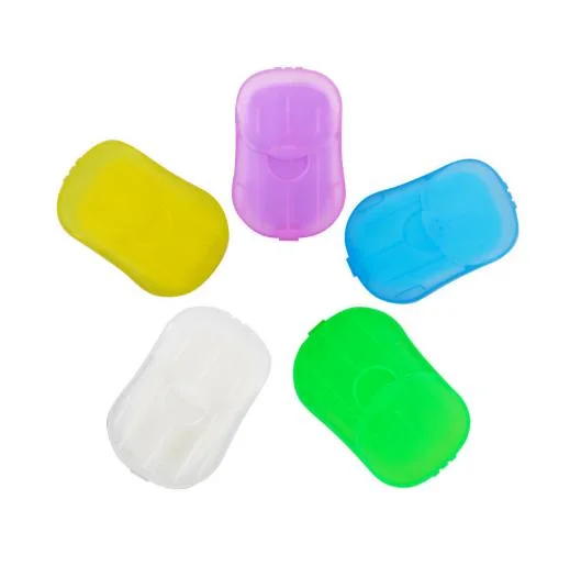 Personal Care Disposable Hand Wash Toilet Soap Mini Portable Travel Paper Soap Sheet