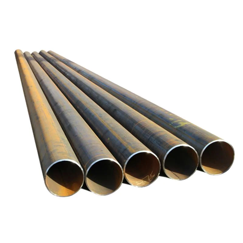 Latest Ms Steel ERW Carbon ASTM A53 Black Iron Pipe Welded Sch40 Steel Pipe for Building Material