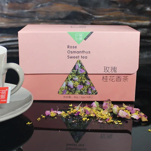 Wholesale/Supplier 100% Natural Dried Mixed Rose Osmanthus Sweet-Scented Flower Slimming Tea