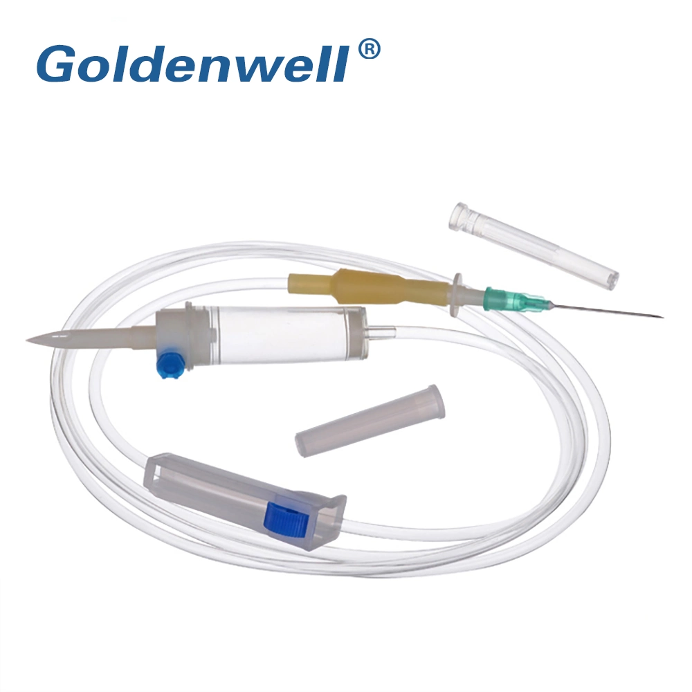 Sterile Blood Transfusion Set with Needle From Manufacturer for Single Use with Ce Approval