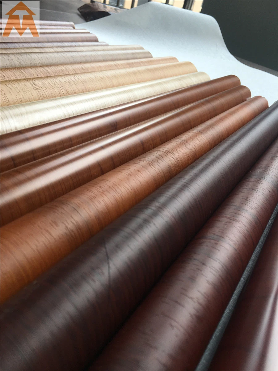 Wood Grain Decorative PVC Sheet for Furniture Panel Skirting