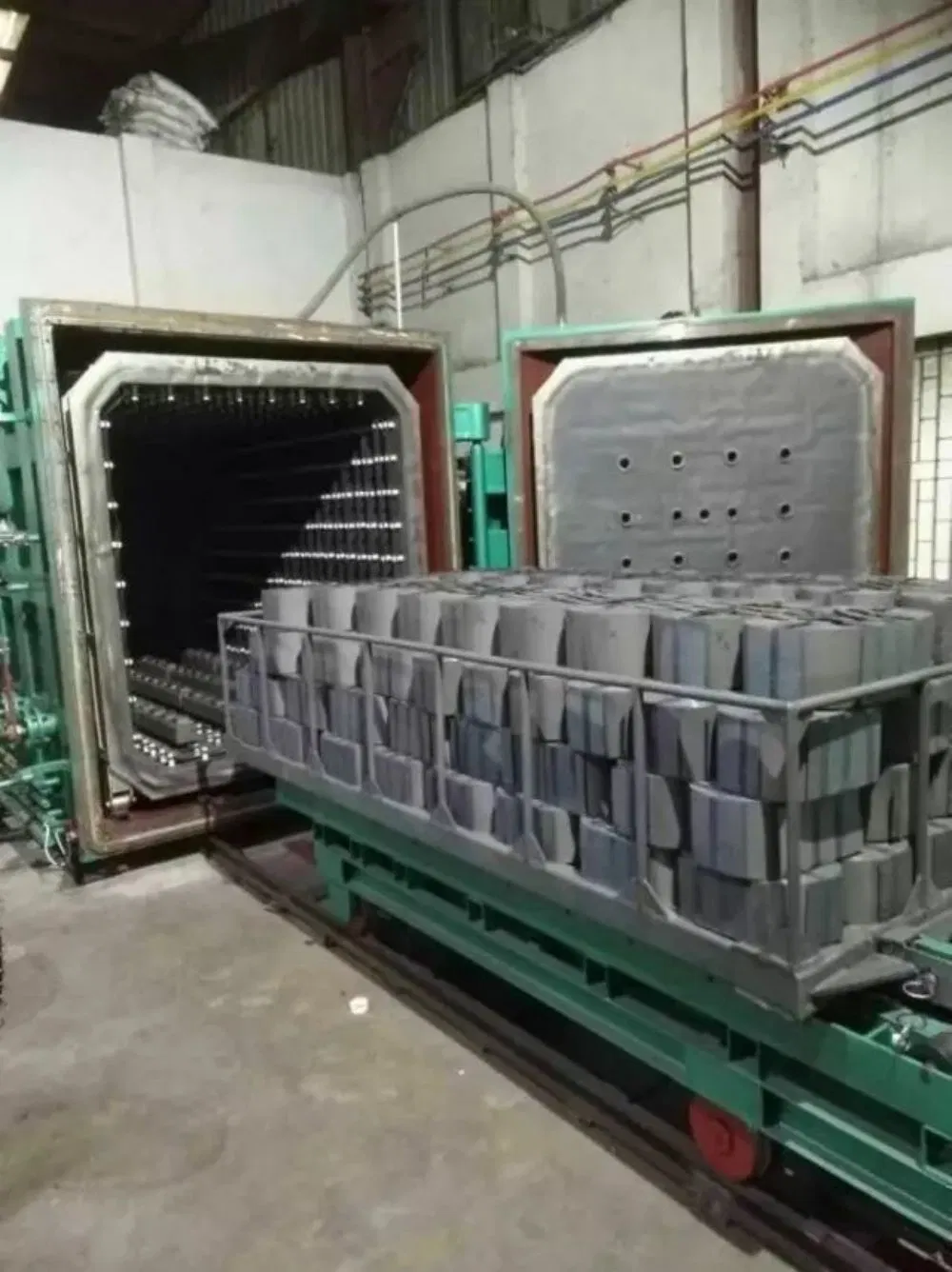 Trolley/ Car Bottom Type High Temperature Electric Resistance Heat Treatment Annealing Furnace