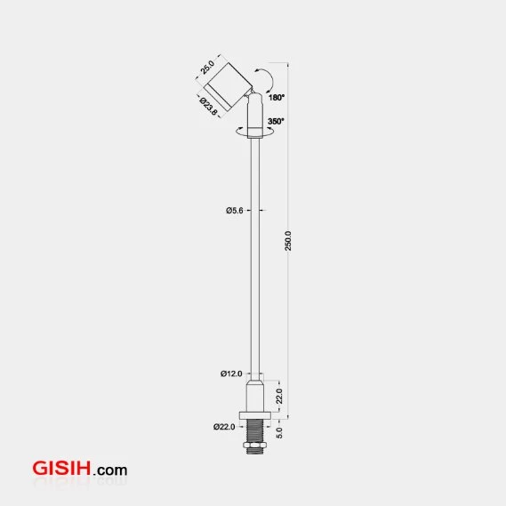 Energy Saving Mini 1W LED Under Cabinet Lamp Light for Jewelry Lighting /Watches Shop LC7317