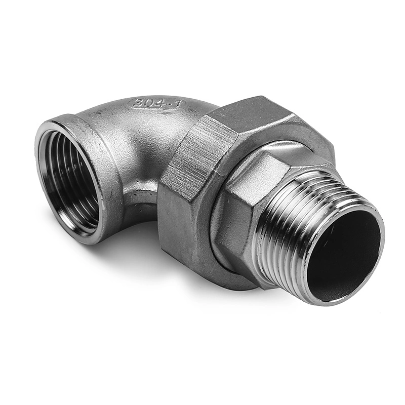 Stainless Steel 304 Elbow 90 Degree Thread Union Elbow for Pipe Fittings