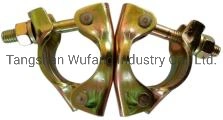 Pressed Scaffold Pipe Coupler JIS Korea 48.6mm Steel Double and Swivel Scaffolding Clamp