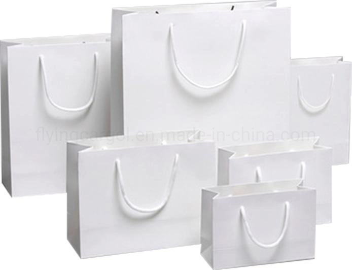 High End Simple Brand Shopping Printing Paper Bag Carrier Bag for Clothing