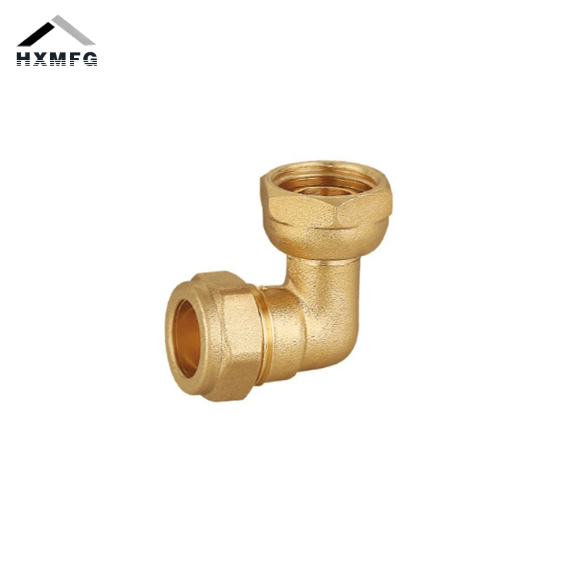 Copper Pipe Brass Compression Fittings Straight Tap Connector