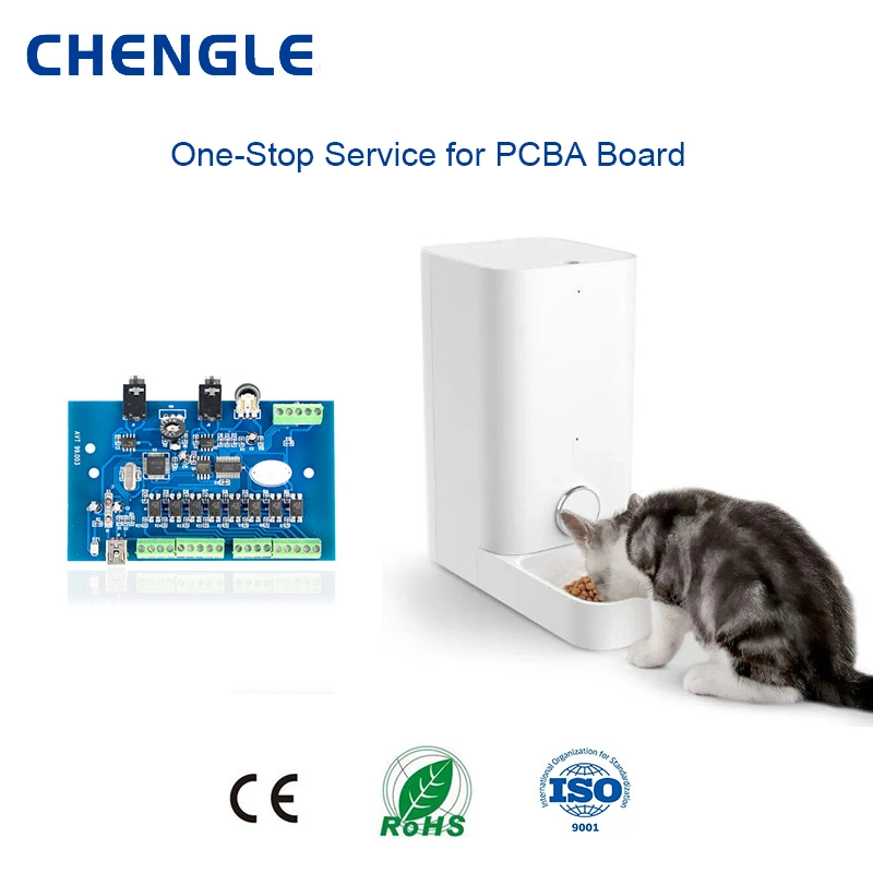 Hot Sale Pet Timing alimentador automático con Smart WiFi PCB Montaje de placas de circuito impreso y servicio de construcción de cajas PCBA Shenzhen Electrónica