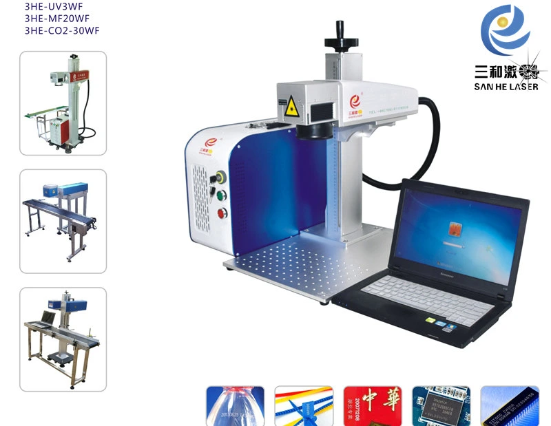 China económico fibra CNC gravura a laser/máquina de corte Impressora 30W 50W Rússia Rustraila