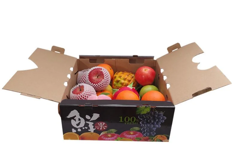 Custom Printed Agricultural Products Fruit Kraft Folding Paper Gift Box