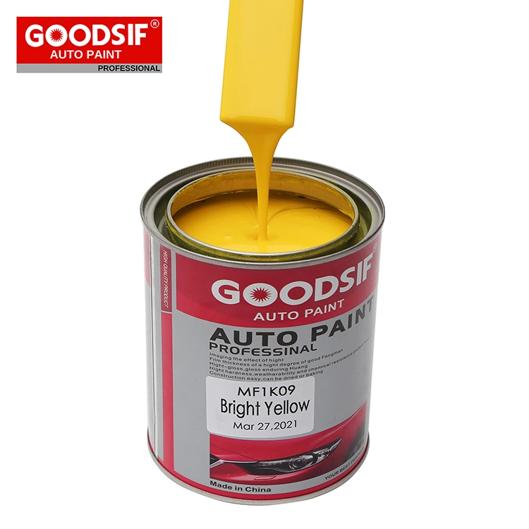 L'acrylique 1K Basecoat voiture de la peinture de finition métallique haute brillance Diluant pour vernis de réparation de carrosserie