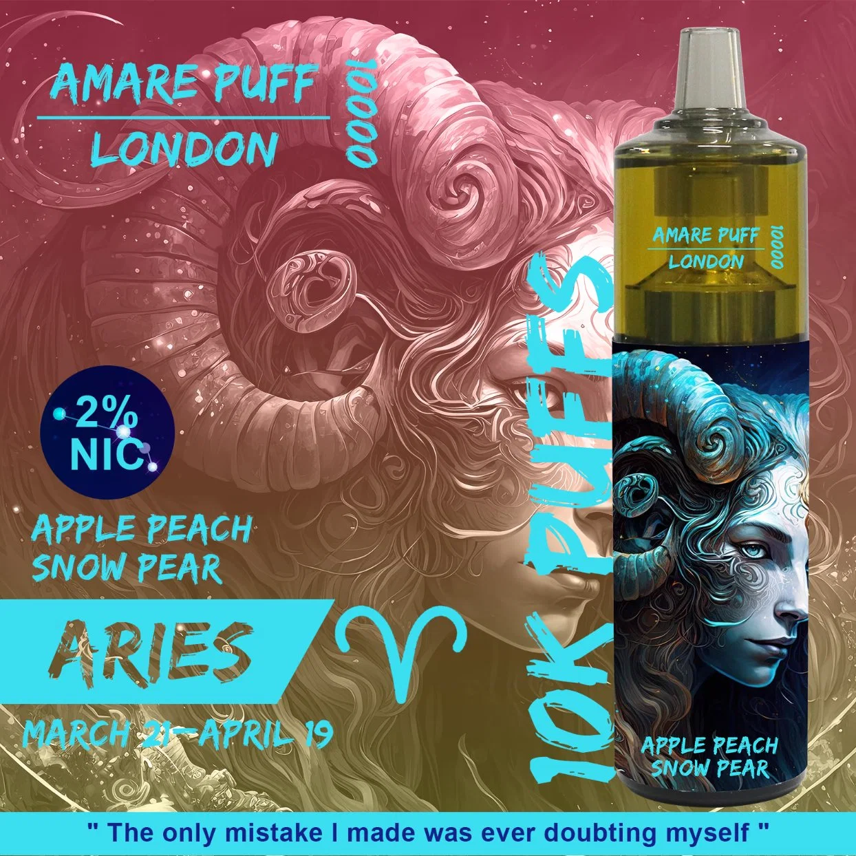 Amare Puff London 10K Puff Tornado 7000 Puffs Pod Flavor Gorilla King Vape Cloud Bar 10000 Puffs