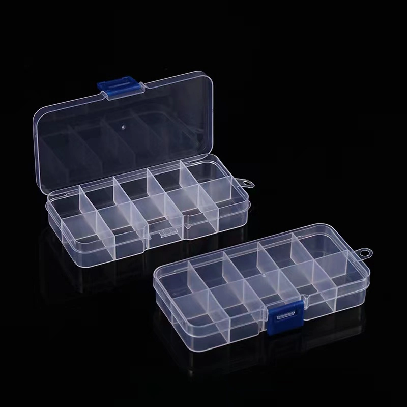 Jewelry Jewelry Earrings Sorting Plastic Partition Transparent Storage Box