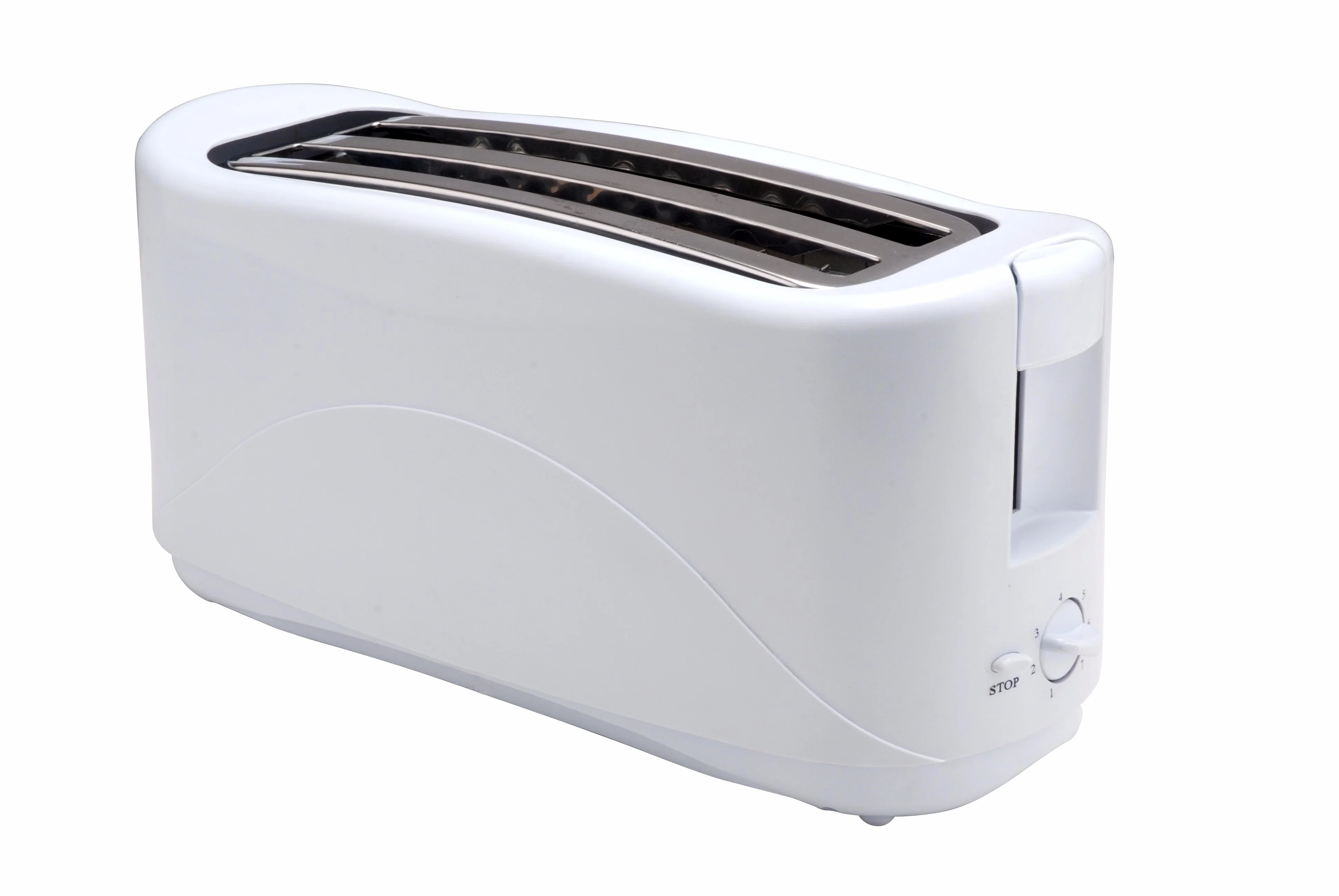 1300W 2 Long Slice Toaster with Detached Bun Warmer