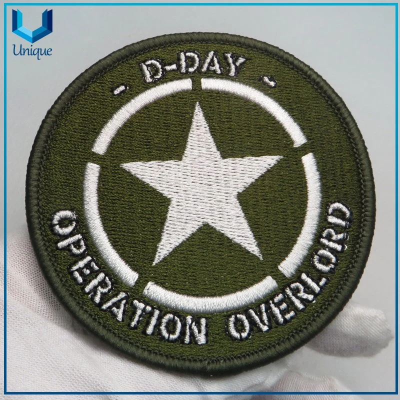 Custom Sniper Logo Embroidery Epulet in Pair, High quality/High cost performance  Uniform Garment Decoration Embroidery Patches