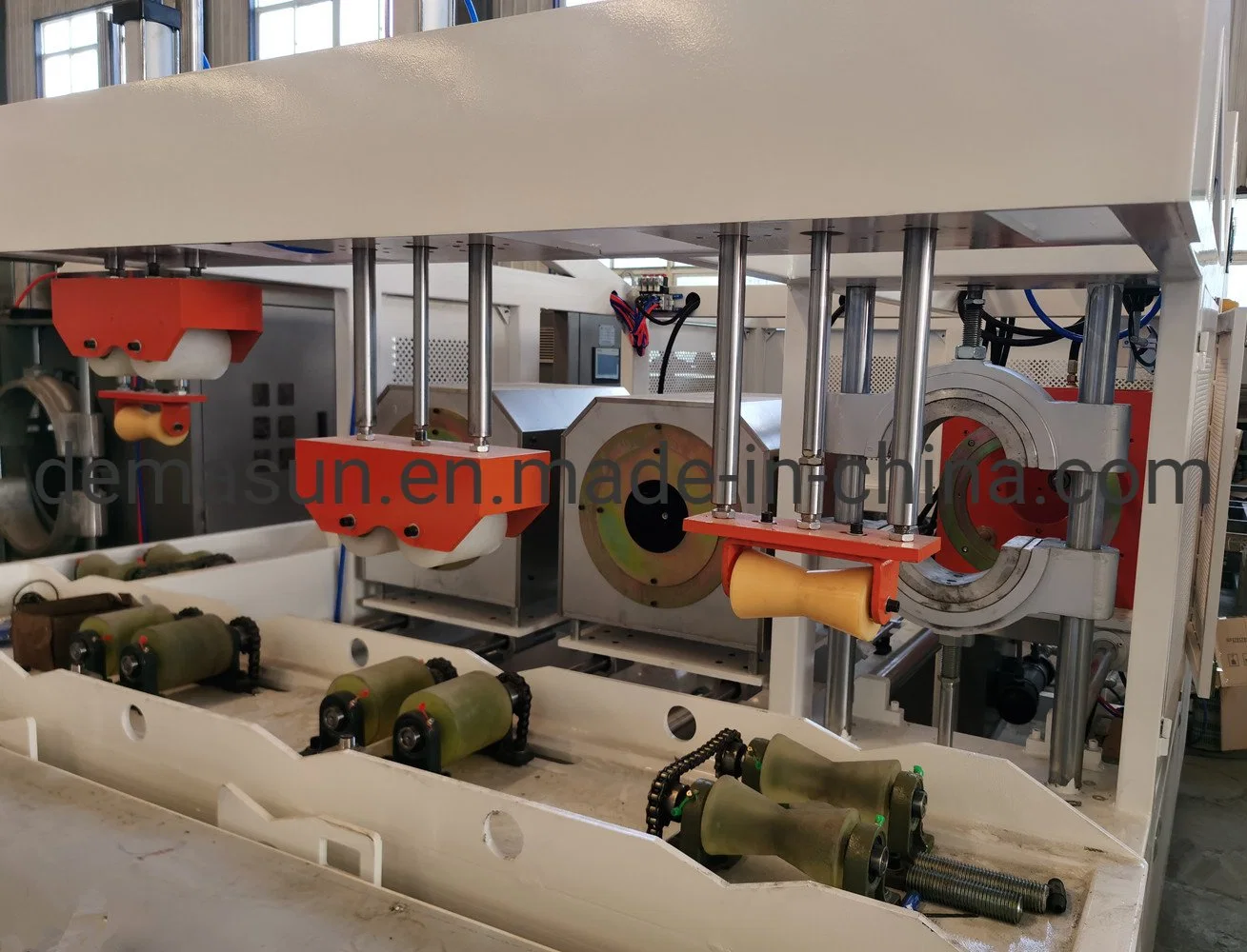 Plastic Drainage Irrigation Pipe Belling Machine Automatic Tube Making Machine PVC Pipe Machine Pipe Socketing Machine