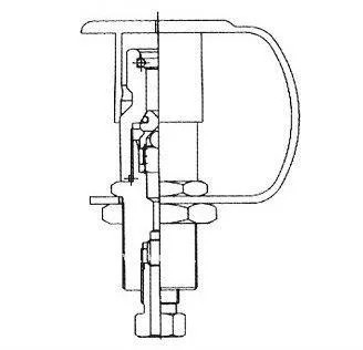 QF-T5 CNG-Fülladapter-Ventil aus Edelstahl 6mm Rohrverschraubungen