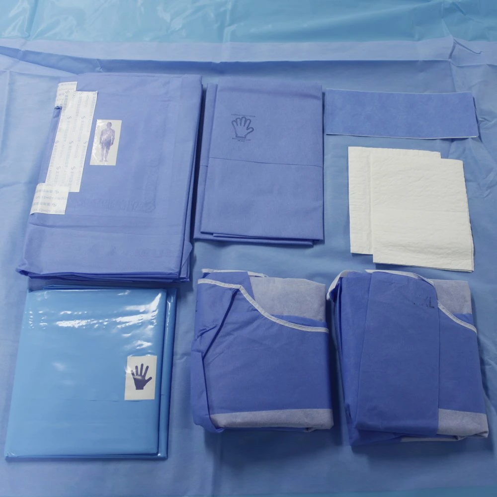 Operation Room Used Sterile Surgical Drapes Disposable Urology Drape Pack