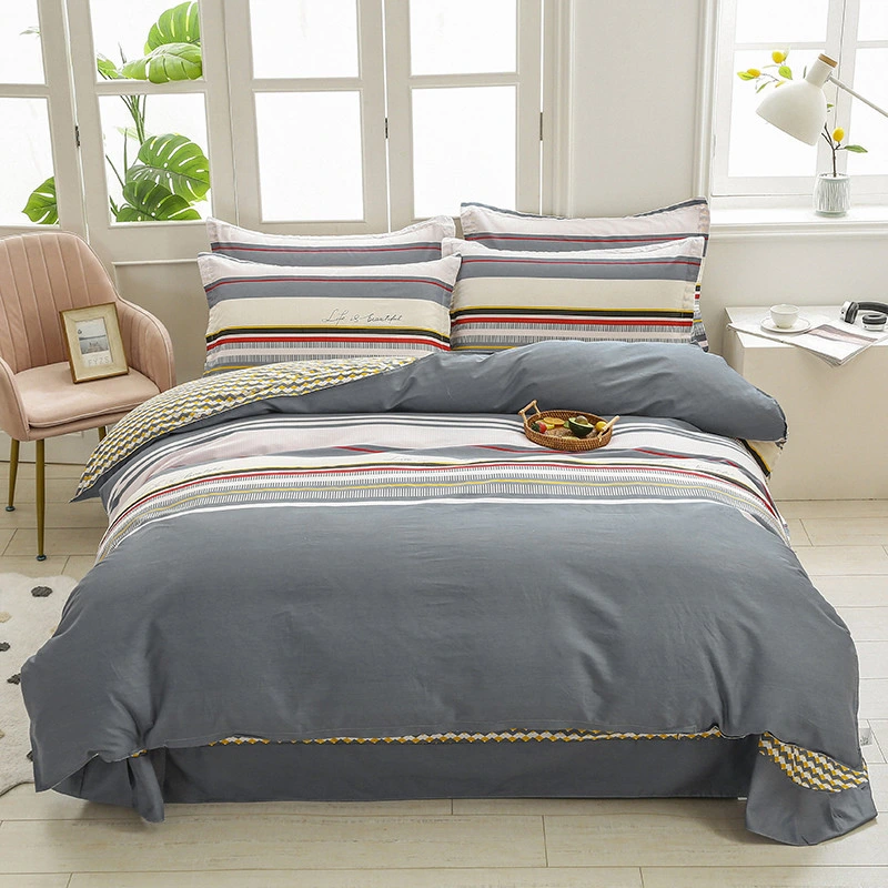 Super Soft Sheets Polyester Sheet and Curtain Matching Set Bedsheets Sets for Bedroom