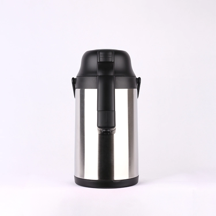 Dispensador de bebidas de ferro metálico Non-Electric da bomba de ar térmica Pot 3,0L