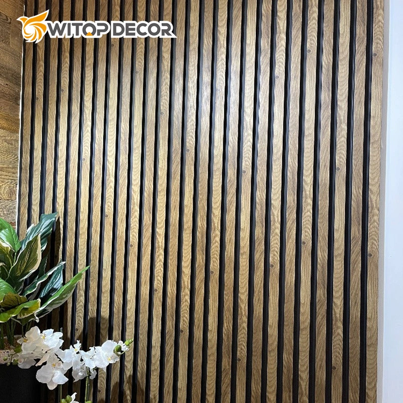 OEM Akupanel Decorative Acoustic Panels Wooden Slat Akupanel