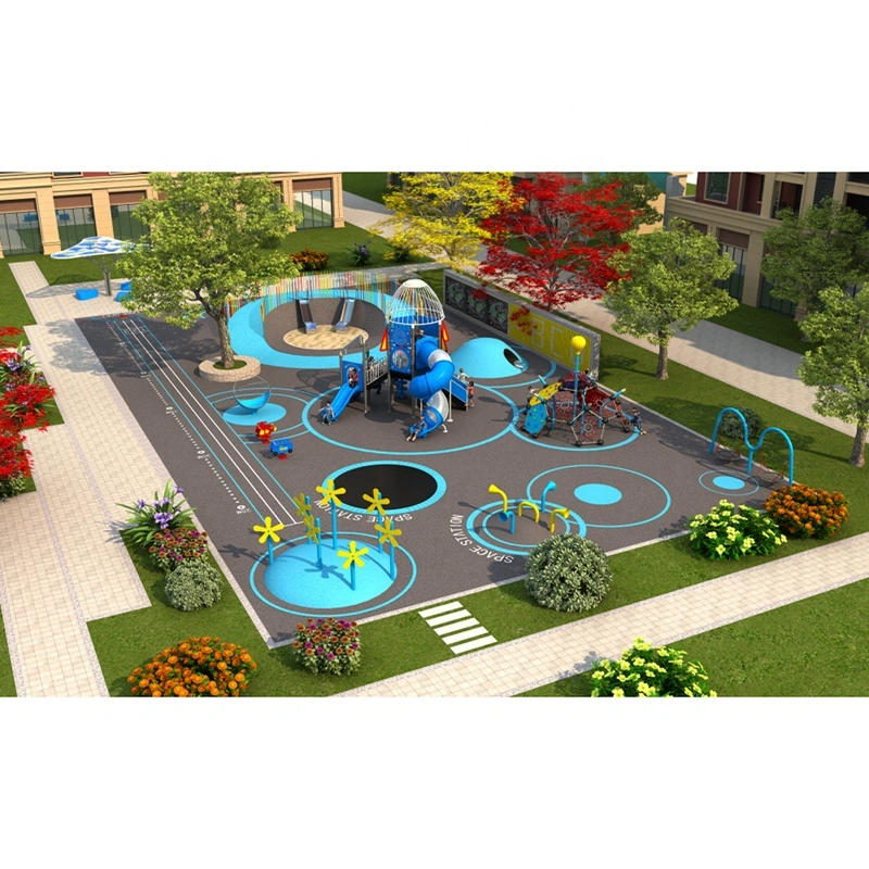 Children's Popular Indoor Amusement Park Equipment Luminous Outdoor Playground Sports Slide Park