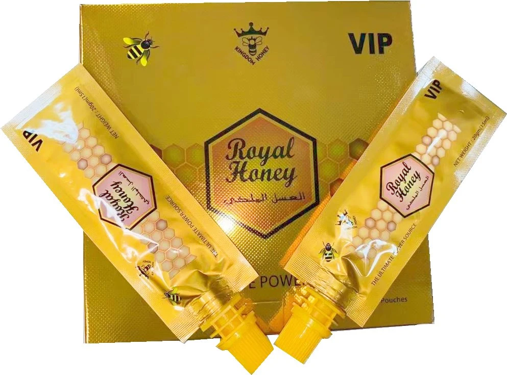 Golden Royal Honey Pouches for Men Jelly Bee Honey