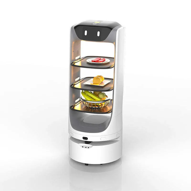 Avoidance Driverless Delivery Services Robot Use for Indoor Robot Server Restaurant