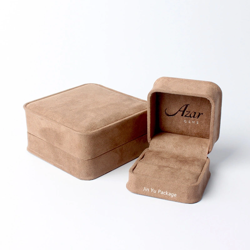 Luxury Handmade Suede Leather Jewelry Gift Packaging Box Wholesale/Supplier