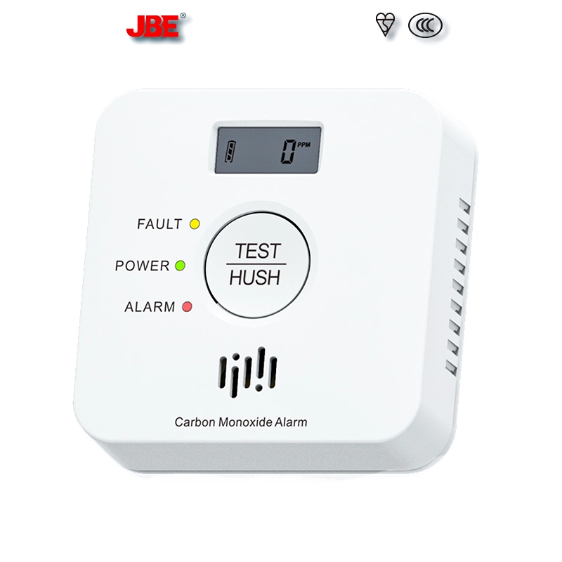 En50291 Battery Operated LCD RF433 Interlinked Carbon Monoxide Detector