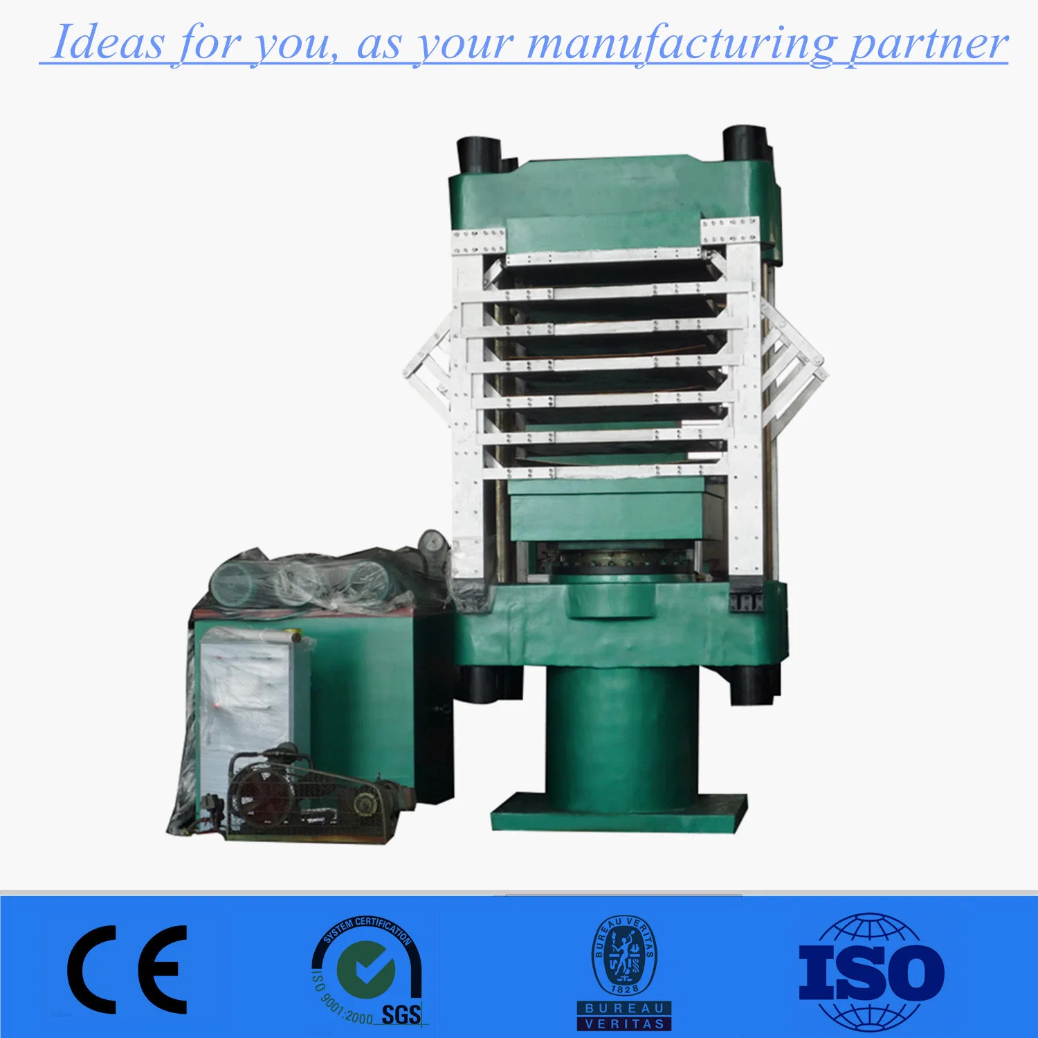 EVA Sheet Foaming Shoe Sole Hydraulic Press Vulcanizing Machine