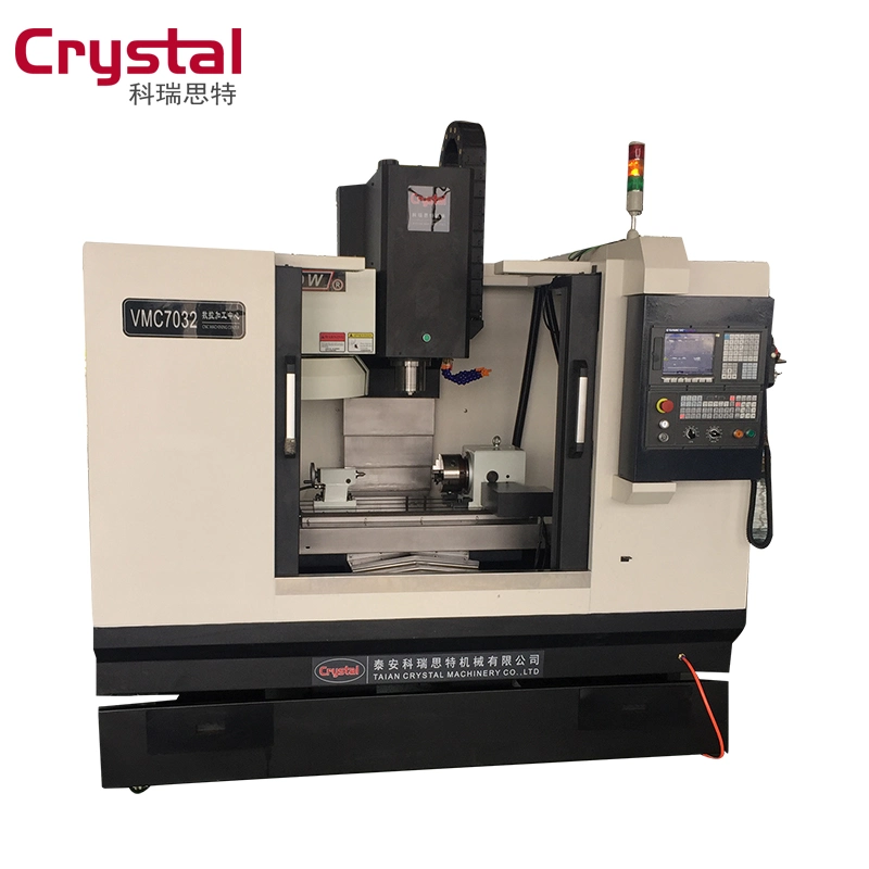 Vmc7032 Cabezal divisor fresadora CNC con 4 ejes