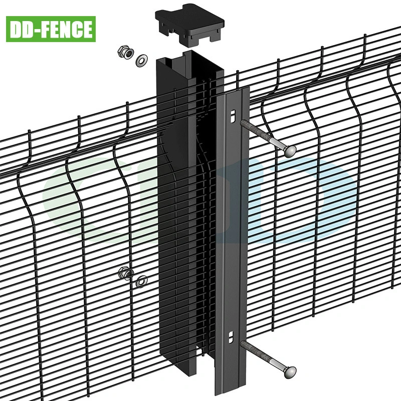 Max Security 358 High Security Anti Climb Fence and Gate System for Industrial Commercial Residential Airport Boundary Railway Power Station