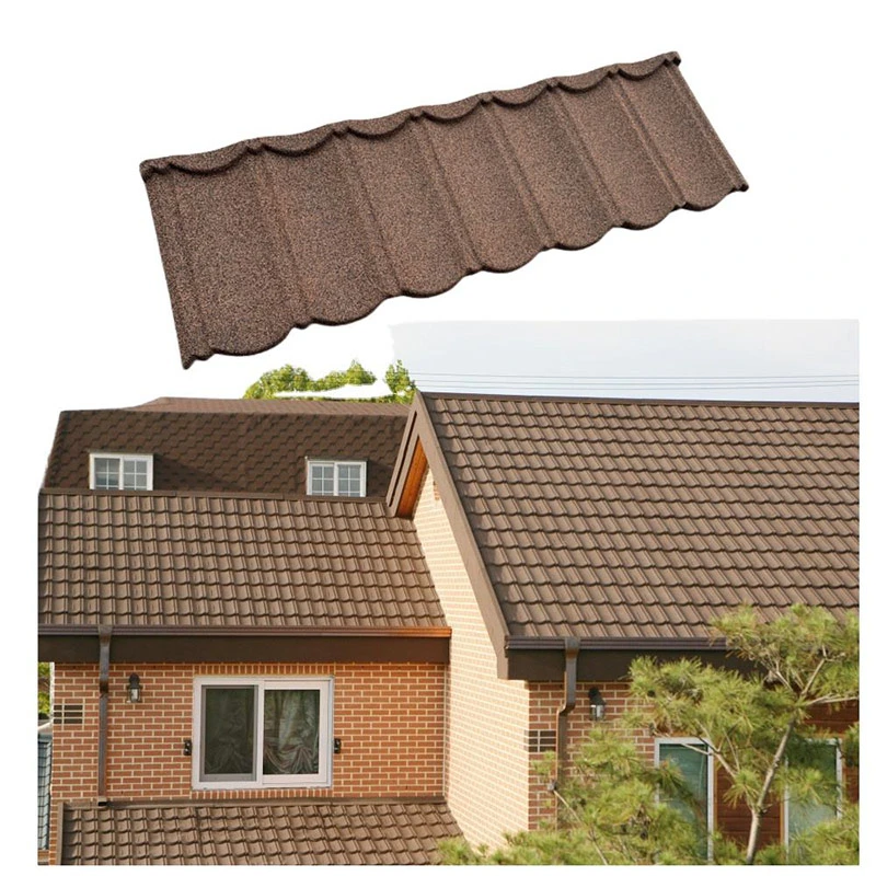 New Style Bond Stone Coated Metal Roof Tiles Roof Tile Guatemala Corrugated Roof Tile