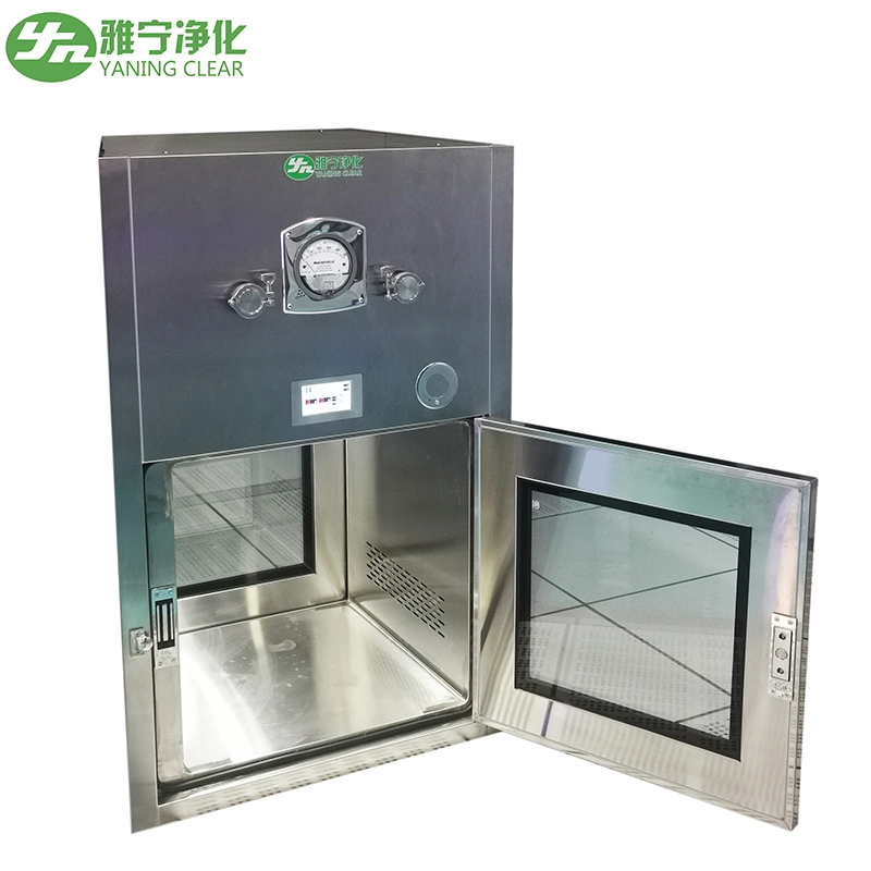 Yaning Custom Design Stainless Steel HEPA ULPA Filter Static Dynamic Pass Box for Laboratory Pharmacy Plant