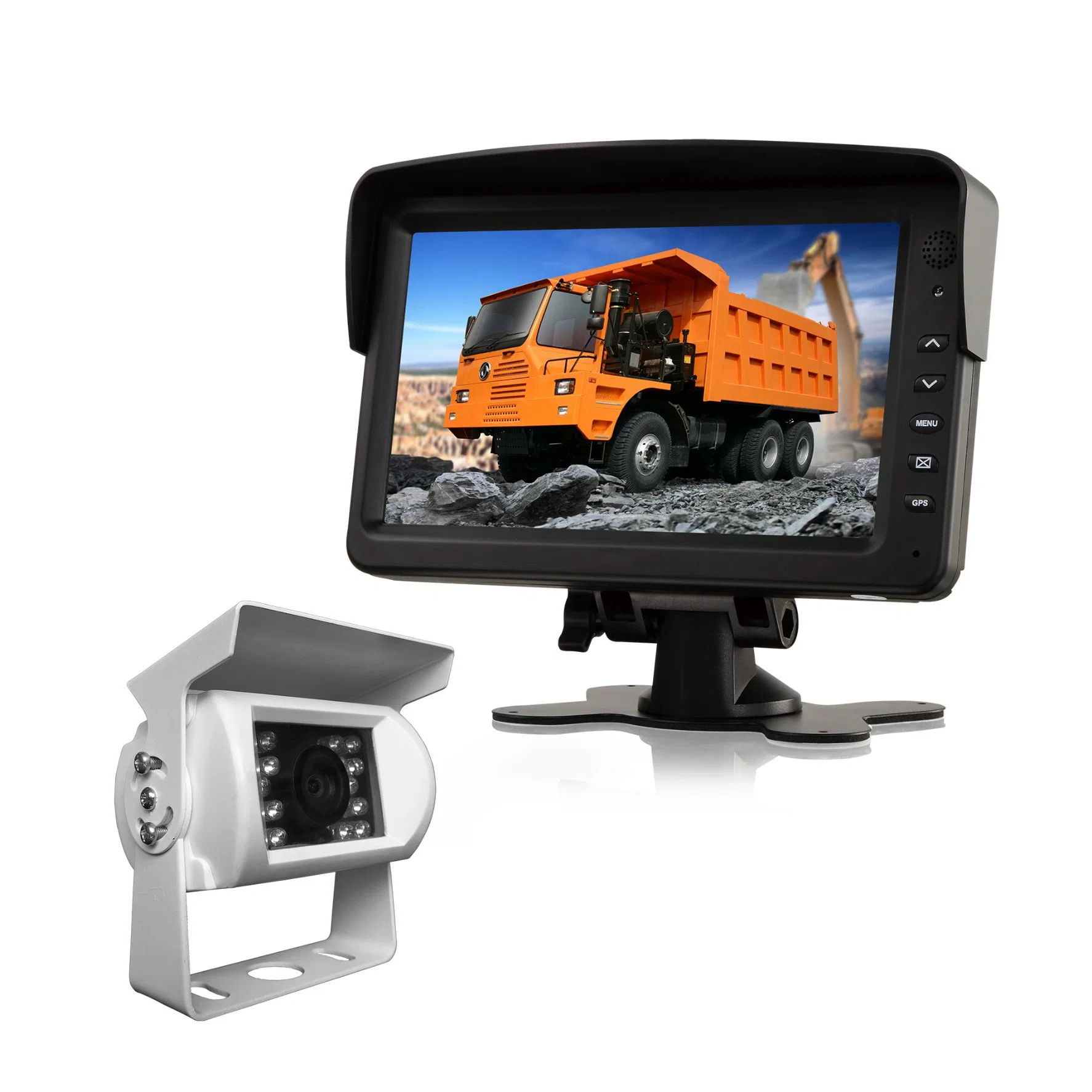 Color Digital Screen 2 AV Input 7 Inch Stand Alone Car TFT LCD Monitor