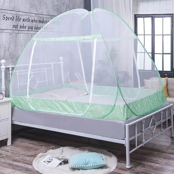 2023 OEM logotipo personalizado dobrável cama confortável grande respirável Mosquito Redes