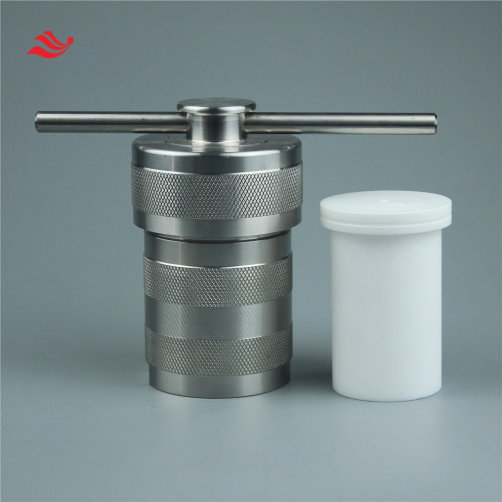 Safe 5ml 10nl 15ml 20ml 25ml 30ml Chemical Hydrothermal Stainless Steel Reactor Synthesis Reactor with PTFE Lining