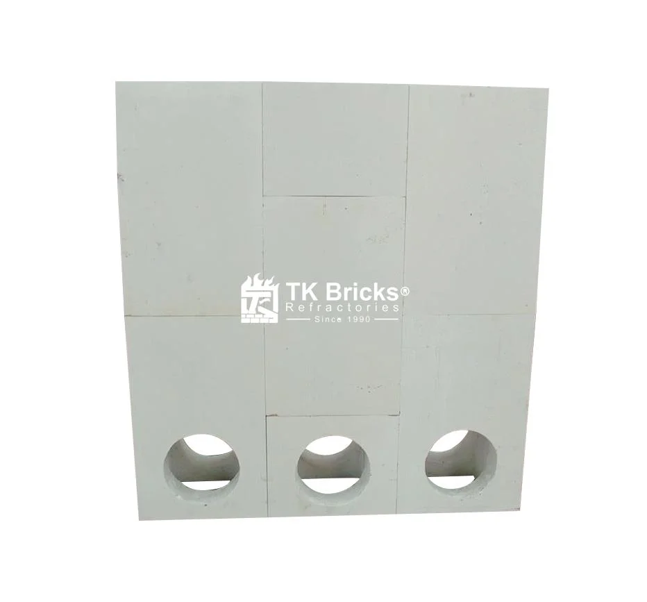 Fire Brick Price Oxidation Fused-Cast Zirconia Corundum Refractory Brick Zirconia Nozzle Inserts Refractory Steel Mills Use