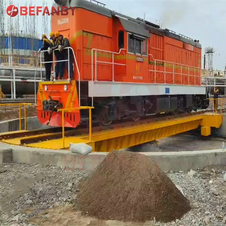 Taller de transferencia de órbita Electricidad eléctrica 90 Ton Locomotive Turntable