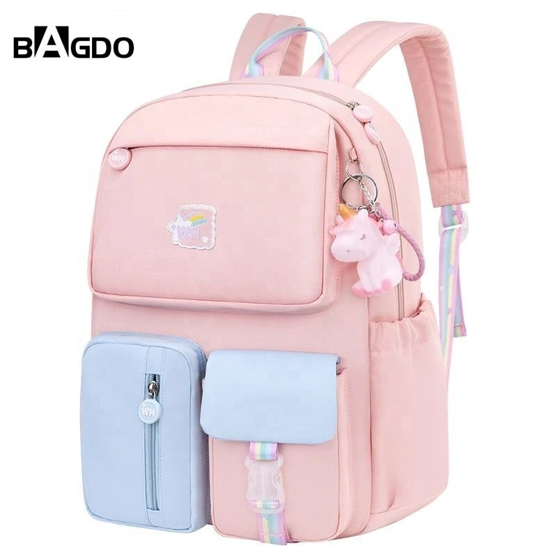 Fashion Waterproof Rainbow Shoulder Strap School Bags School Backpack