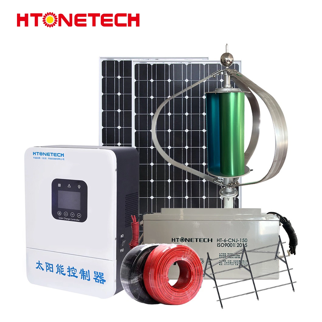 Htonetech Monocrystalline Canadian Solar Panels Manufacturers Outdoor Solar Energy System Power Station China Solar & Wind Hybrid Home Power Systems