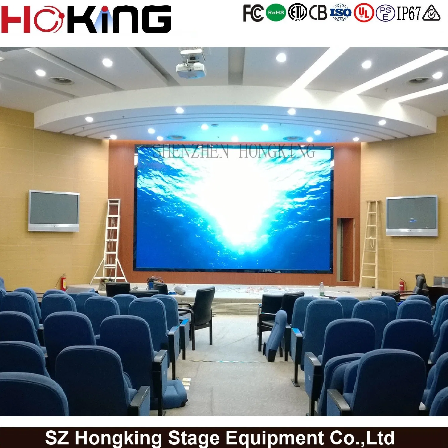 P5 Indoor Full Color LED Display Module Installation LED Wall