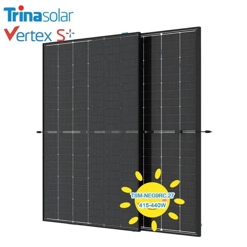 Dernière conception de panneau solaire Trina panneau solaire 555W 550W 540 W Trina Solar Roof Panel Trina Vertex Half Cell 110 cellules Panneau solaire en silicone