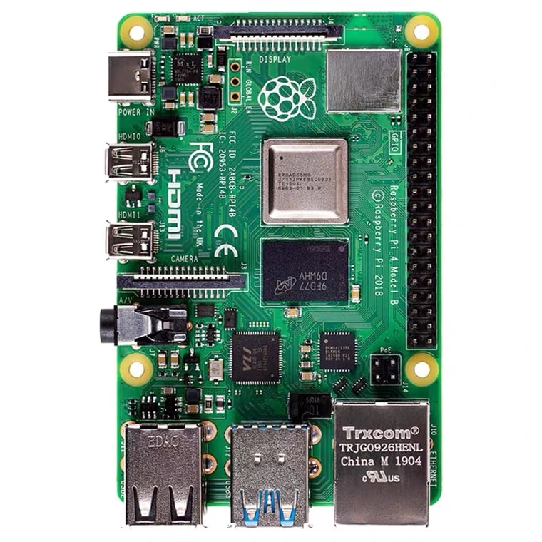 Raspberry Pi 4 Model B with 2GB/4GB RAM Embeedded PCBA Application