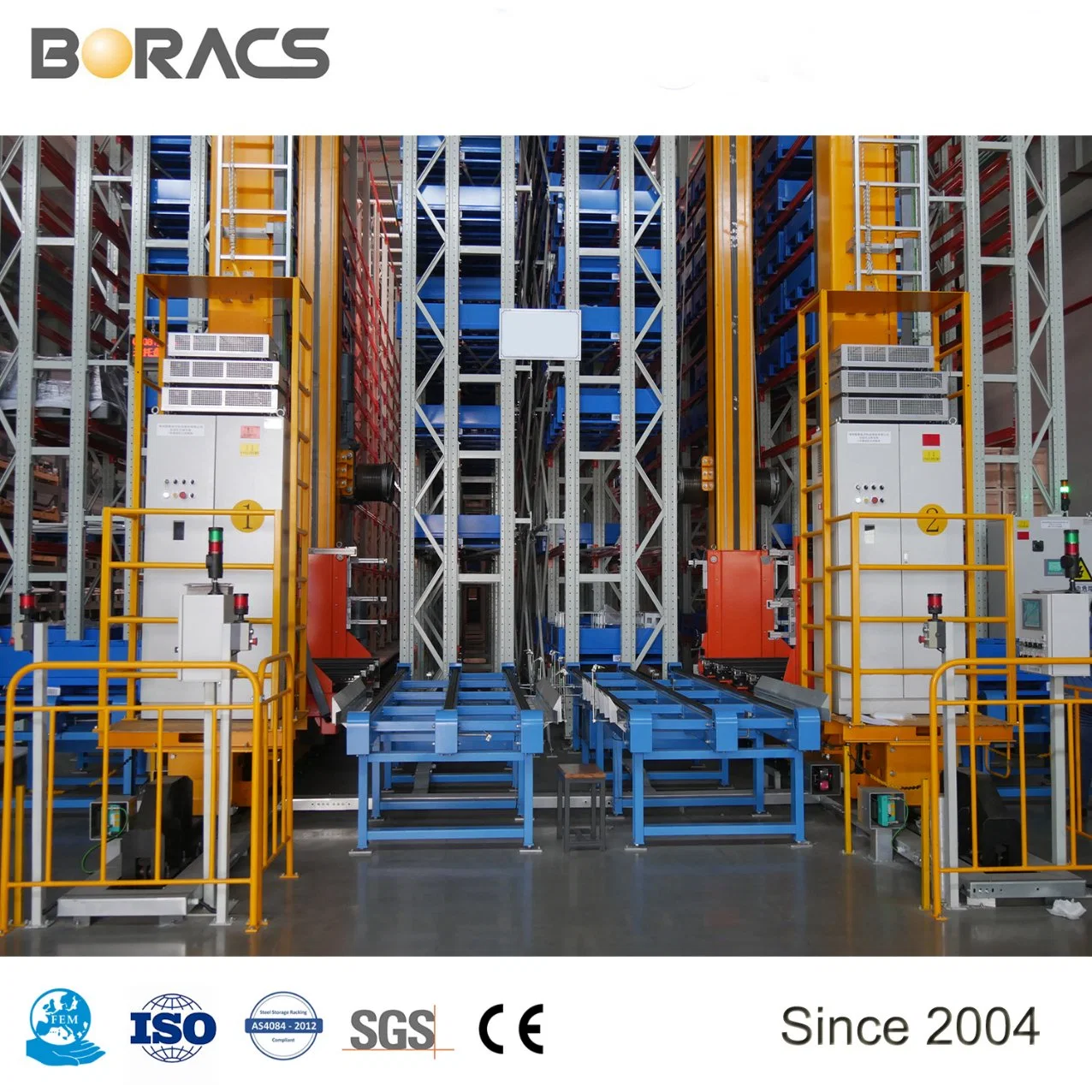 Warehouse Rack System as/RS Suppliers High Density Automation for Adjustable Pallet Rack for Warehouse